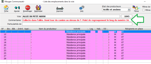 Commentaire de la voie en rouge